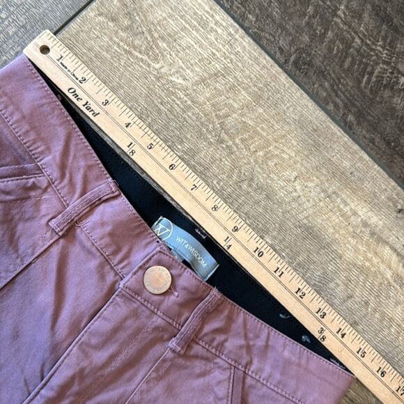 Wit & Wisdom Women's Utility Crop Pant Light Mauve Size 8 - Picture 6 of 8